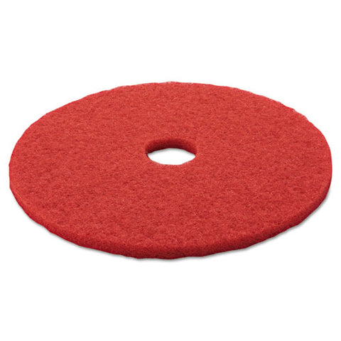 Low-speed Buffer Floor Pads 5100, 20" Diameter, Red, 5/carton