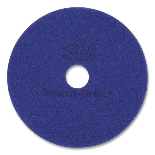 Diamond Floor Pads, 24" Diameter, Purple, 5/carton