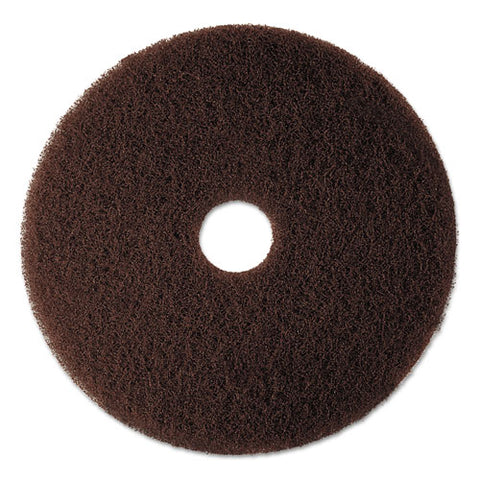 Low-speed High Productivity Floor Pad 7100, 20" Diameter, Brown, 5/carton