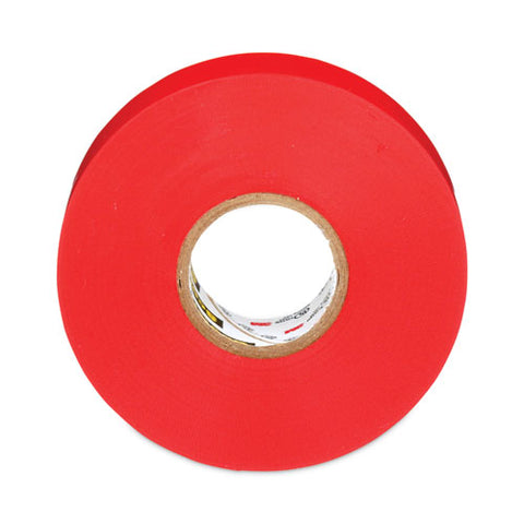 Scotch 35 Vinyl Electrical Color Coding Tape, 3" Core, 0.75" X 66 Ft, Red