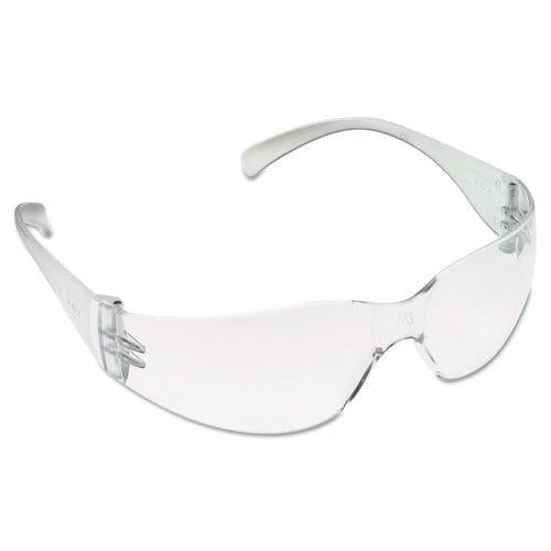Virtua Protective Eyewear, Clear Frame/clear Lens, Hard-coat