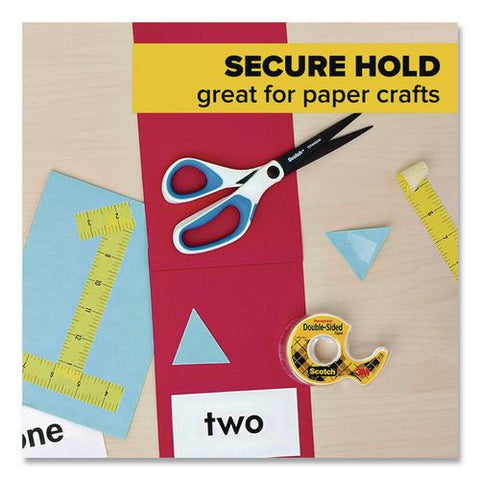 Double-sided Permanent Tape In Handheld Dispenser, 1" Core, 0.5" X 11.11 Yds, Clear, 2/pack