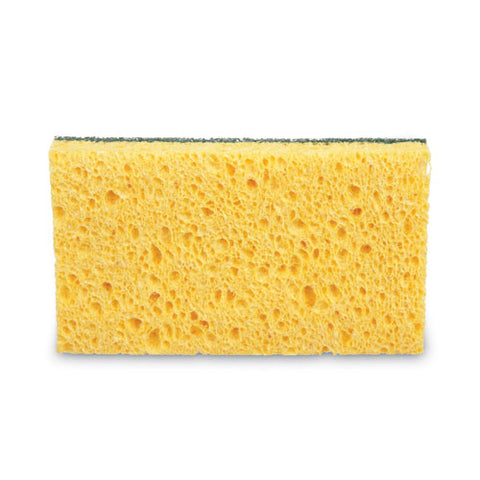 Niagara Medium Duty Scrubbing Sponge 74n, 3.6 X 6, 1" Thick, Yellow/green, 20/carton