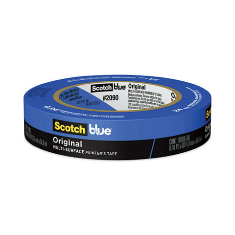 Original Multi-surface Painter's Tape, 3" Core, 0.94" X 60 Yds, Blue