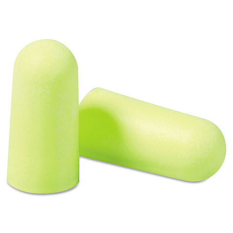 E-a-rsoft Yellow Neon Soft Foam Earplugs, Cordless, Regular Size, 200 Pairs/box