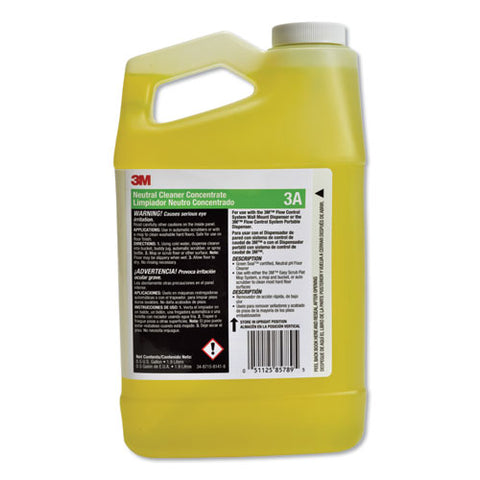 Neutral Cleaner Concentrate 3a, Fresh Scent, 0.5 Gal Bottle, 4/carton