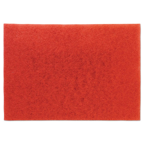 Low-speed Buffer Floor Pads 5100, 28 X 14, Red, 10/carton