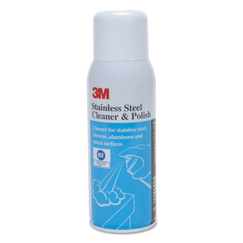 Stainless Steel Cleaner And Polish, Citrus, 10 Oz Aerosol Spray, 12/carton