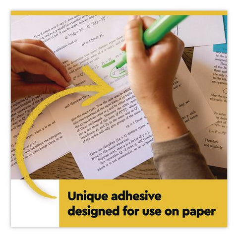 Transparent Notes, 2.88" X 2.88", Assorted Colors (transparent Blue And Clear), 36 Sheets/pad, 2 Pads/pack