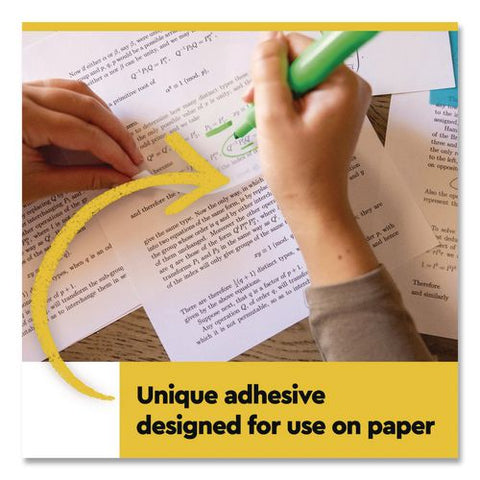Transparent Notes, 2.88" X 2.88", Assorted Pastel Colors, 36 Sheets/pad, 5 Pads/pack