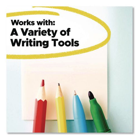 Transparent Notes, 2.88" X 2.88", Assorted Pastel Colors, 36 Sheets/pad, 5 Pads/pack