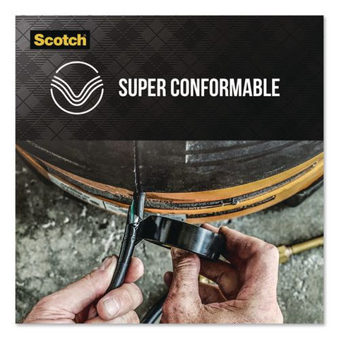 Super 33+ Vinyl Electrical Tape, 1" Core, 0.75" X 66 Ft, Black