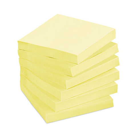 Original Pads In Canary Yellow, 3" X 3", 100 Sheets/pad, 12 Pads/pack