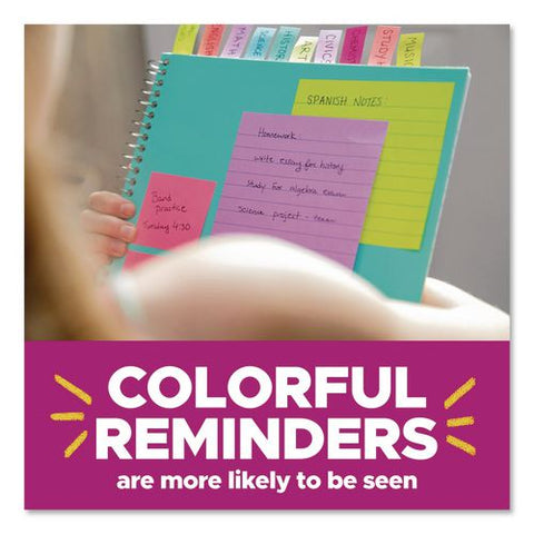 Pads In Playful Primary Colors, Note Ruled, 4" X 4", 90 Sheets/pad, 4 Pads/pack