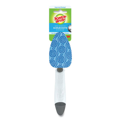 Scrub Dots Non-scratch Dishwand, Blue, 4/box