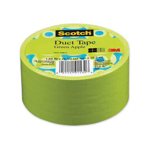 Duct Tape, 1.88" X 20 Yds, Green Apple