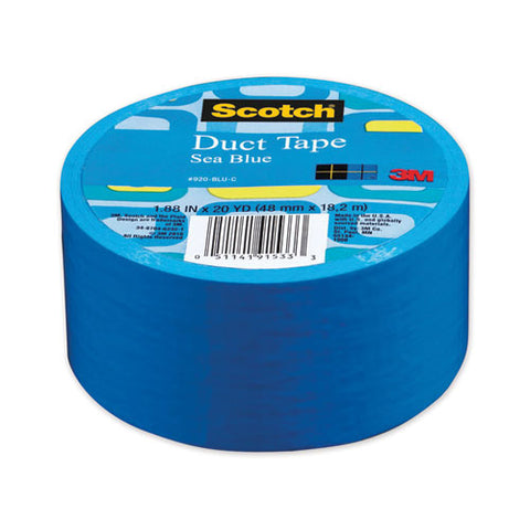 Duct Tape, 1.88" X 20 Yds, Sea Blue