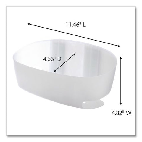 Bath Shower Caddy, 11.45 X 4.8 X 4, Clear