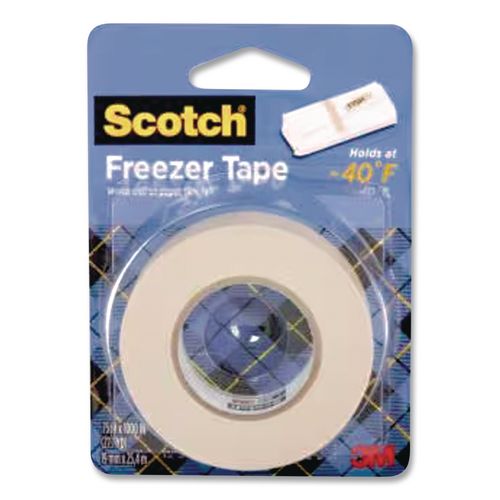 Freezer Tape, 1.5" Core, 0.75" X 1,000", Tan