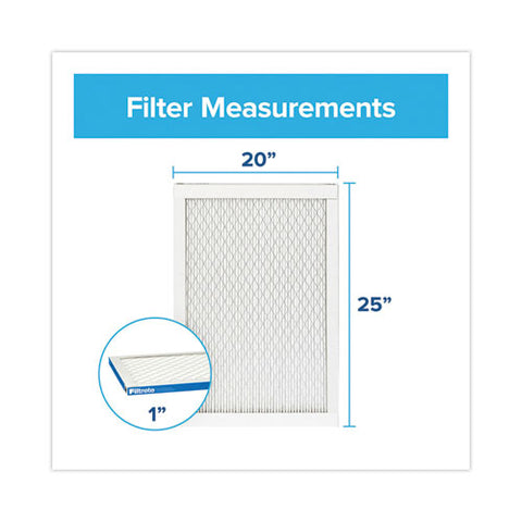 Premium Allergen, Bacteria And Virus Air Filter, Merv 13, Mpr 1900, 20 X 25
