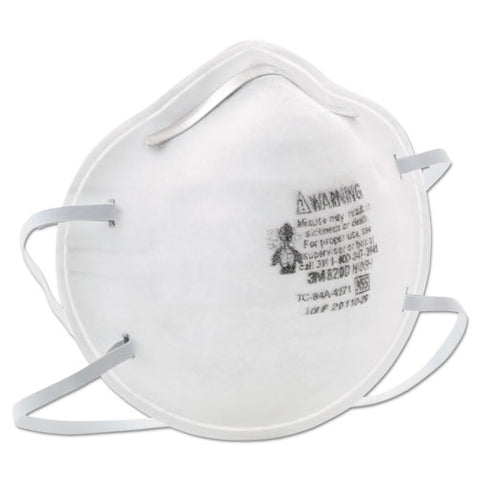 N95 Particle Respirator 8200 Mask, Standard Size, 20/box