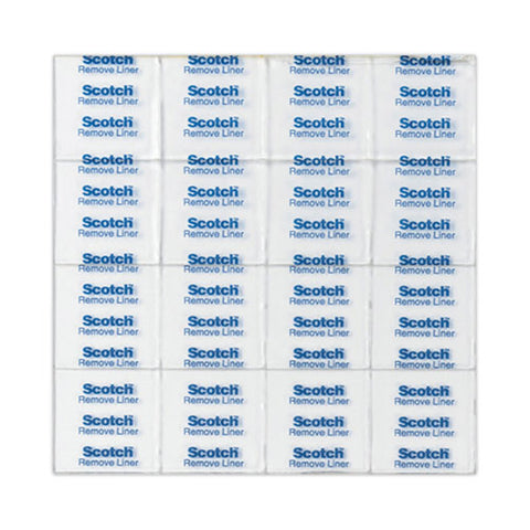 Removable Clear Mounting Squares, Holds Up To 0.33 Lbs, 0.69 X 0.69, Clear, 35/pack