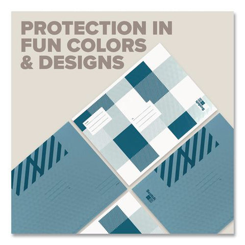 Designer Self-sealing Bubble Mailer, #5, Self-adhesive Closure, 10.5 X 15, Blue, 4/pack