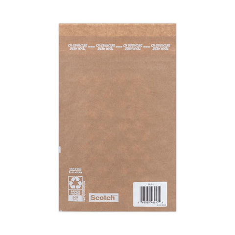 Curbside Recyclable Padded Mailer, #0, Bubble Cushion, Self-adhesive Closure, 7 X 11.25, Natural Kraft, 100/carton