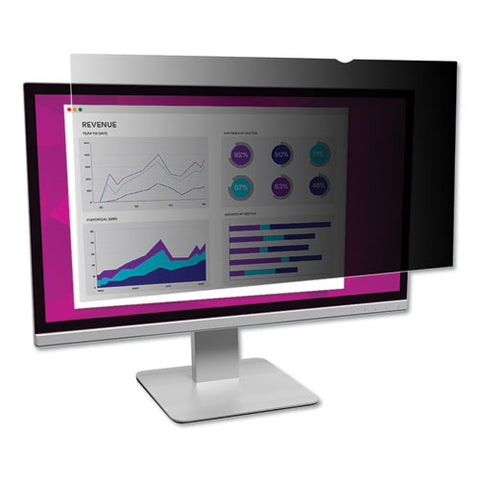 High Clarity Privacy Filter For 21.5" Widescreen Flat Panel Monitor, 16:9 Aspect Ratio