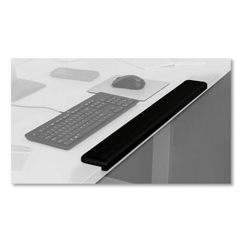 Gel Wrist Rest For Standing Desks, 30.13 X 3.25, Black