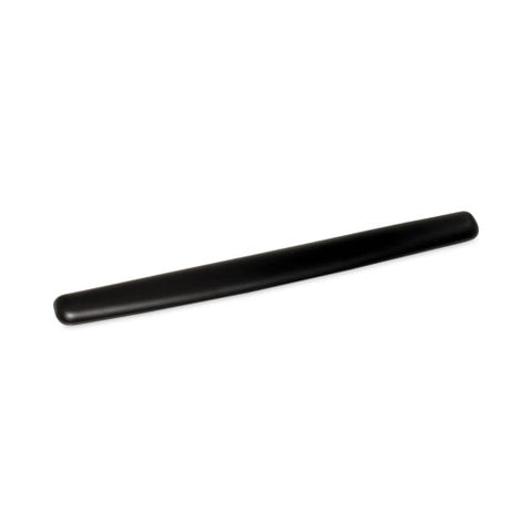 Antimicrobial Gel Thin Keyboard Wrist Rest, Extended Length, 25 X 2.5, Black