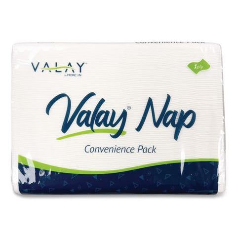 Valay Dispenser Napkin Convenience Pack, 1-ply, 6.5 X 4, White, 500/pack, 12 Packs/carton