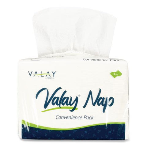 Valay Dispenser Napkin Convenience Pack, 1-ply, 6.5 X 4, White, 500/pack, 12 Packs/carton