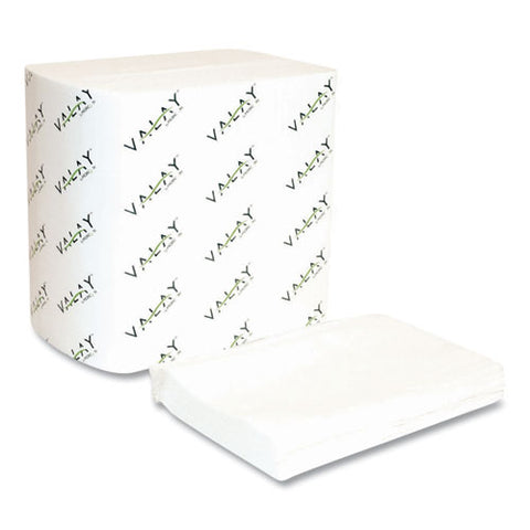 Valay Interfolded Napkins, 2-ply, 6.5 X 8.25, White, 500/pack, 12 Packs/carton