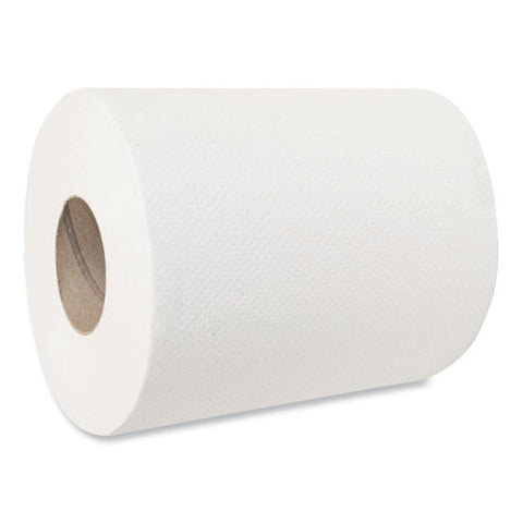 Morsoft Center-pull Roll Towels, 2-ply, 6.9" Dia, White, 600 Sheets/roll, 6 Rolls/carton