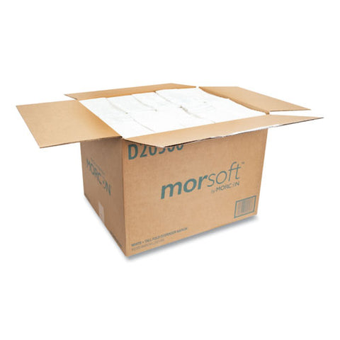 Morsoft Dispenser Napkins, 1-ply, 6 X 13, White, 500/pack, 20 Packs/carton