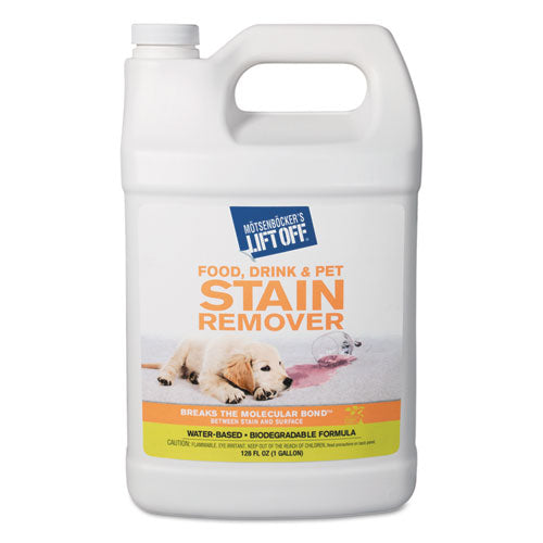 No. 1 Food, Beverage And Pets Stain Remover, Apricot Scent, 1 Gal Bottle