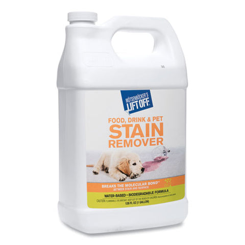 No. 1 Food, Beverage And Pets Stain Remover, Apricot Scent, 1 Gal Bottle