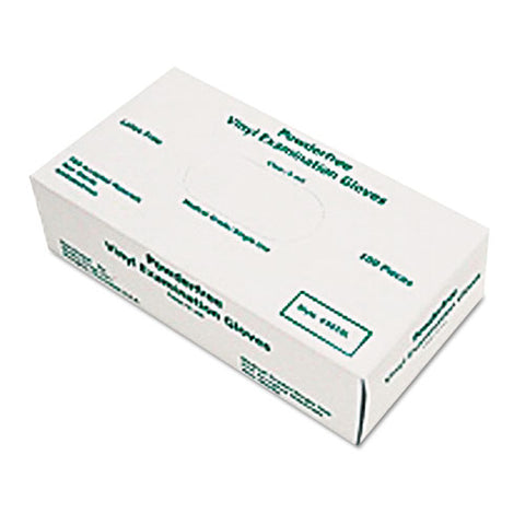 Disposable Vinyl Gloves, Large, 5 Mil, Medical Grade, 100/box