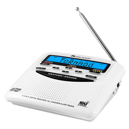 Wr120 Emergency Weather Alert Radio, White