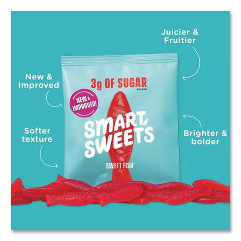 Sweet Fish Gummy Candy, Berry, 1.8 Oz Packet, 12/box