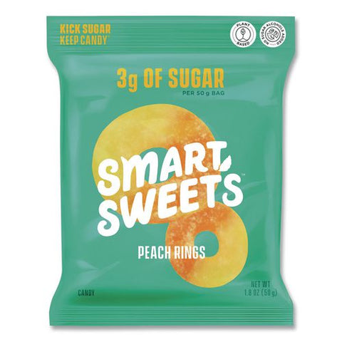 Peach Rings Candy, 1.8 Oz Packet, 12/box