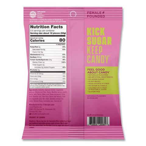 Sourmelon Bites Gummy Candy, Watermelon, 1.8 Oz Packet, 12/box