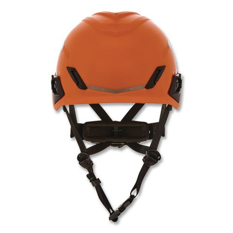V-gard H1 Safety Helmet, Vented, Brimless, Fas-trac Iii Pivot Ratchet Suspension, One Size Fits Most (6.5 To 8), Orange