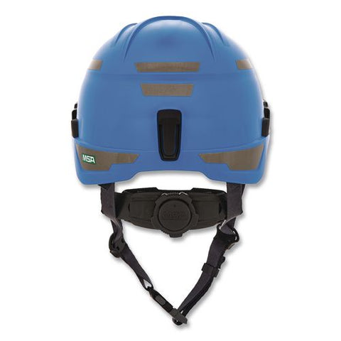 V-gard H1 Safety Helmet, Brimless, Fas-trac Iii Pivot Ratchet Suspension, One Size Fits Most (6.5 To 8), Blue