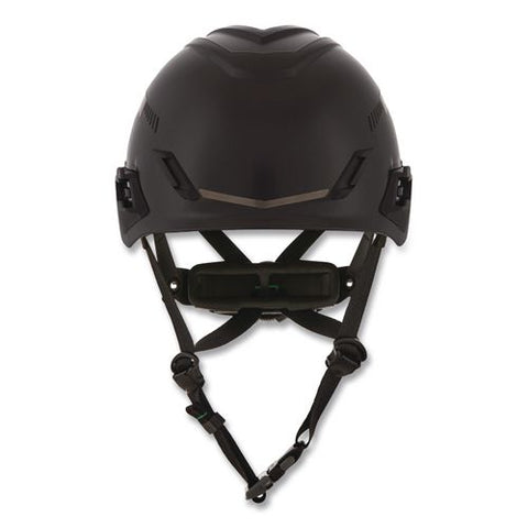 V-gard H1 Safety Helmet, Brimless, Fas-trac Iii Pivot Ratchet Suspension, One Size Fits Most (6.5 To 8), Black