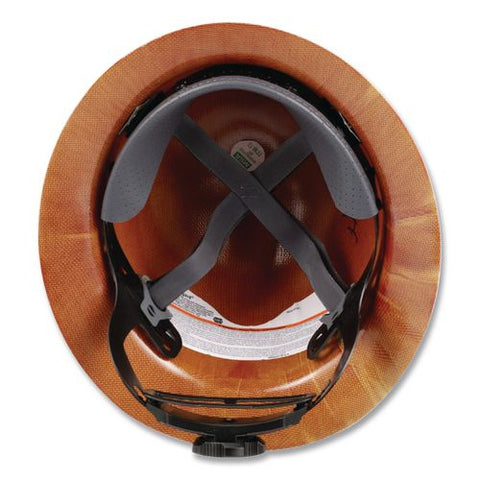 Skullgard Protective Hard Hats, Full Brim, Fas-trac Iii Ratchet Suspension, One Size Fits Most (6.5 To 8), Natural Tan