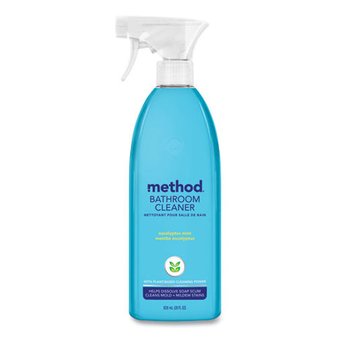 Tub And Tile Bathroom, Eucalyptus Mint, 28 Oz Spray Bottle, 8/carton