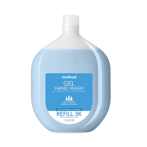 Gel Hand Wash Refill Tub, Sea Minerals Scent, 34 Oz