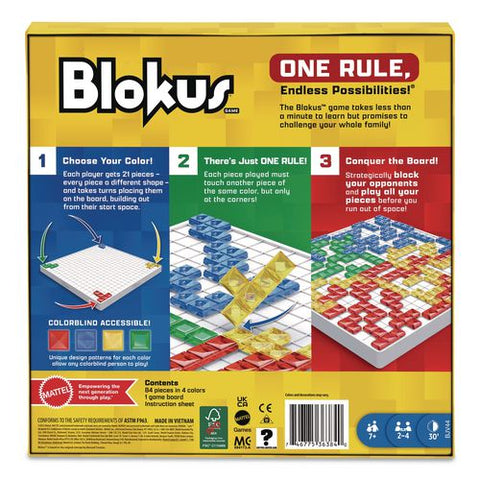 Blokus Board Game, Ages 7 And Up